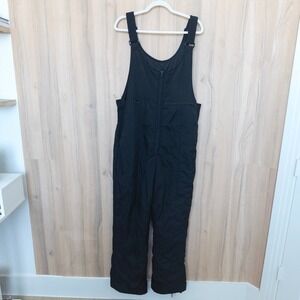 Rawik‎ Mens Snow Bib Overalls Size L Black Insulated Ski Pants Gorpcore Outdoor